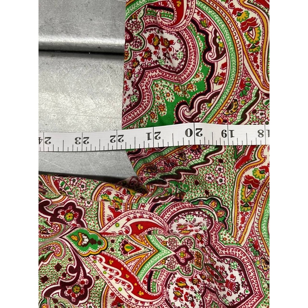 Talbots Button Up Shirt Womens Size 18 Multicolor Paisley Blouse Top - Picture 6 of 8